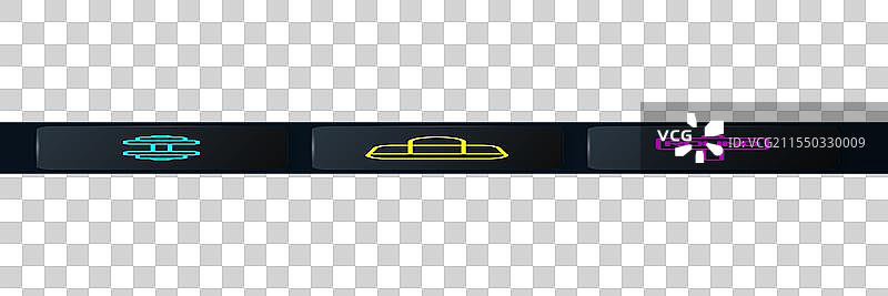 设置线性哑铃、拳击台、板子和运动包图片素材