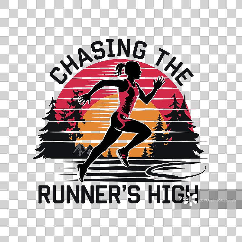 运动员的剪影图片素材