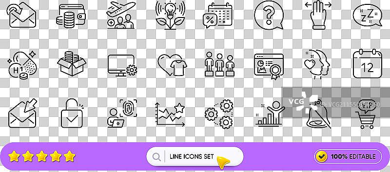 折扣日历、乘客和心形图标图片素材