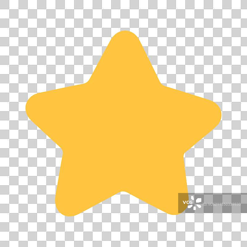 白色背景上的金色星星图标图片素材