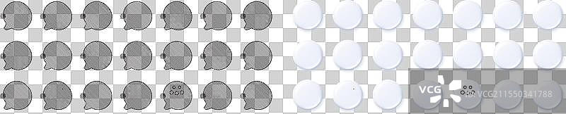 女性宠物收容所和报告文档线条图标图片素材