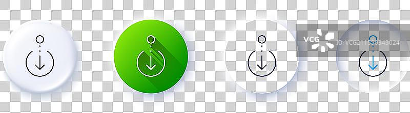 向下滚动箭头线条图标 滚动屏幕标志图片素材