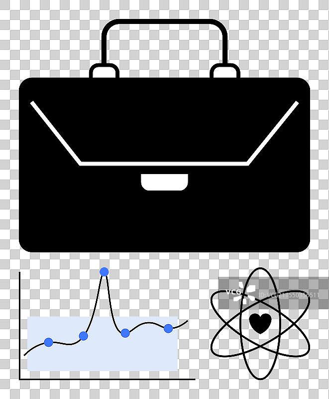 平衡职业数据分析与对爱的热情图片素材