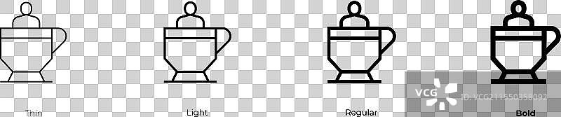 游乐园图标，细体、常规体和粗体图片素材