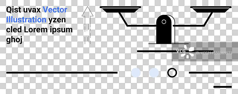 现代的公正天平图像图片素材