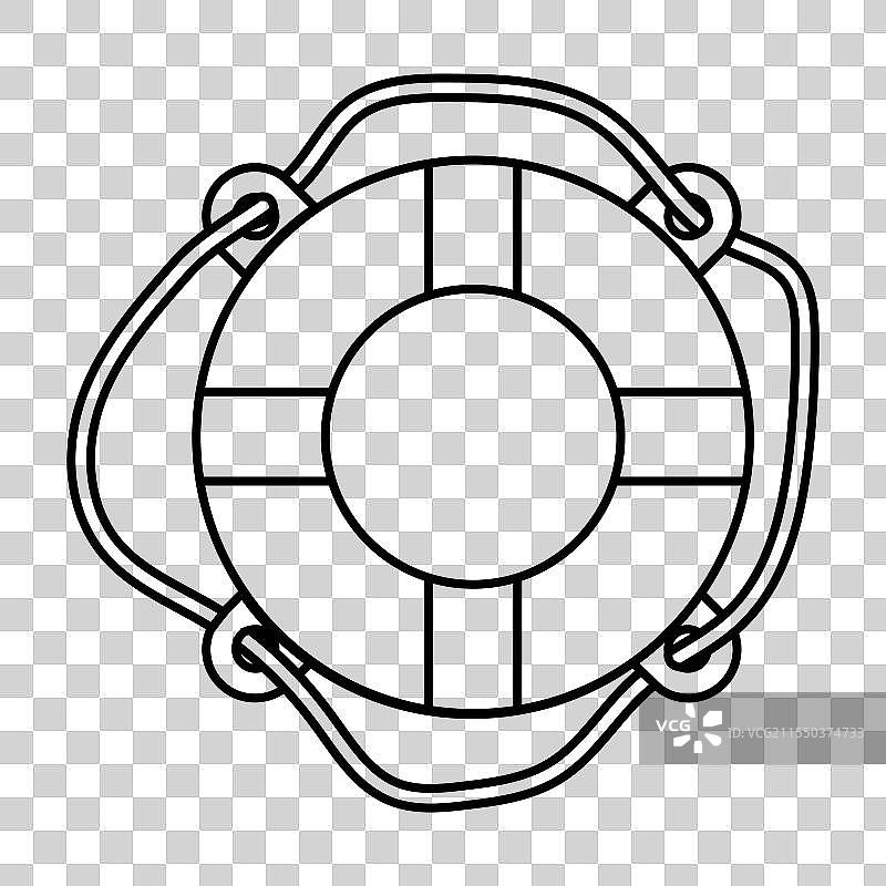 海上设计的船舶浮标图标图片素材