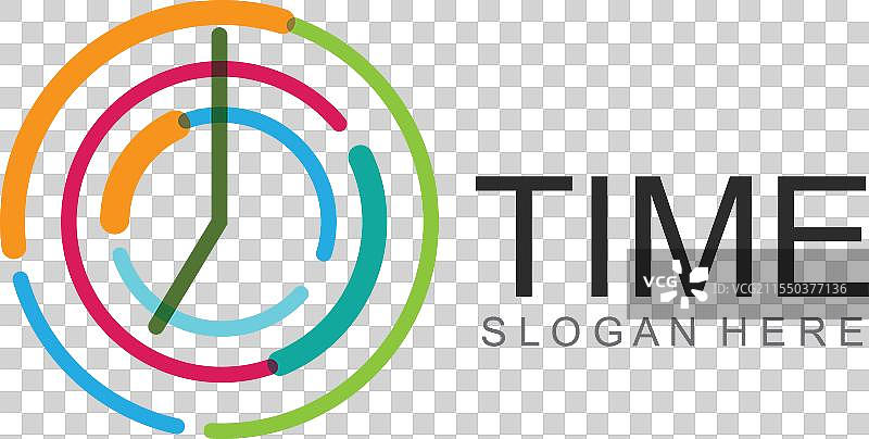 商业时钟标志模板图片素材