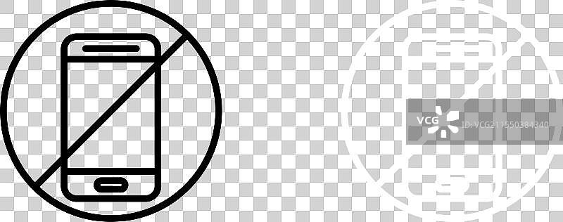 禁止使用手机标志图标集图片素材