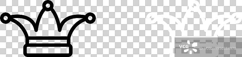 小丑帽图标集图片素材