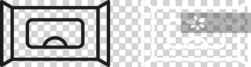 湿巾包装图标集，湿纸巾盒符号，面部护理图片素材