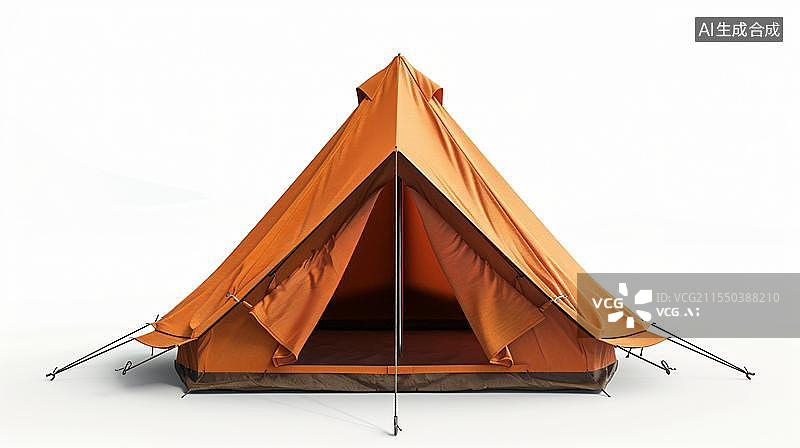 【AI数字艺术】一顶现代户外帐篷 露营图片素材