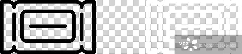 卸妆湿巾图标集 皮肤美容产品图片素材