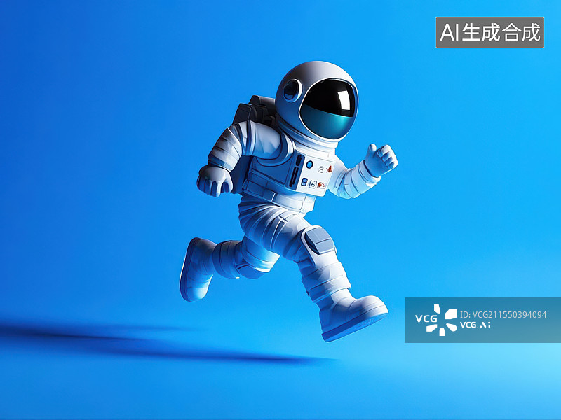 【AI数字艺术】3D 渲染的宇航员形象图片素材