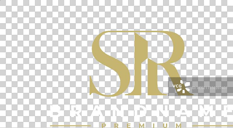SR字母组合建筑标志图标图片素材