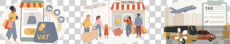 交通税的孤立概念图片素材