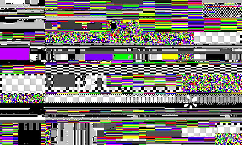 复古VHS背景，仿佛在旧录像带倒带时的效果图片素材