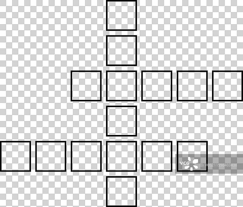 填字游戏概念图标 填字游戏图形符号图片素材