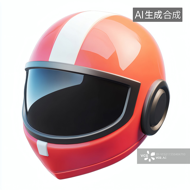 【AI数字艺术】3D卡通头盔设计图片素材