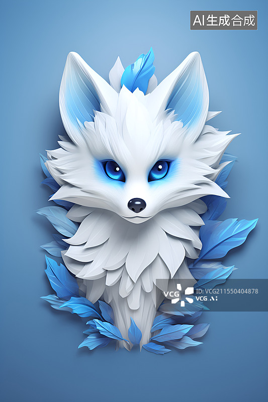 【AI数字艺术】【AI数字艺术】卡通狐狸，小狐仙图片素材