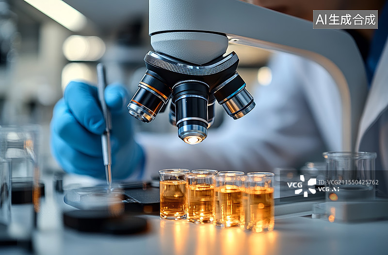 【AI数字艺术】新潮插画实验室场景图片素材