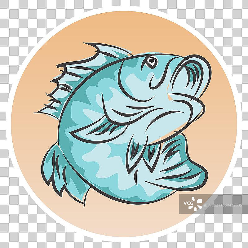 钓鱼标志和图片素材