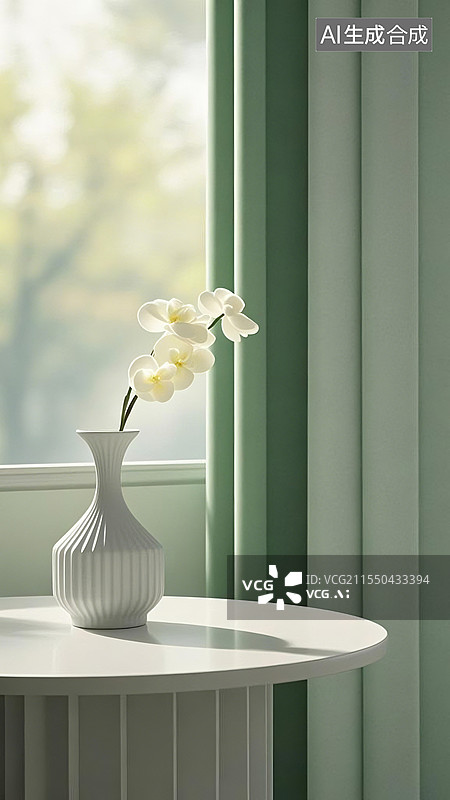 【AI数字艺术】3d几何形状高级产品展台背景图片素材