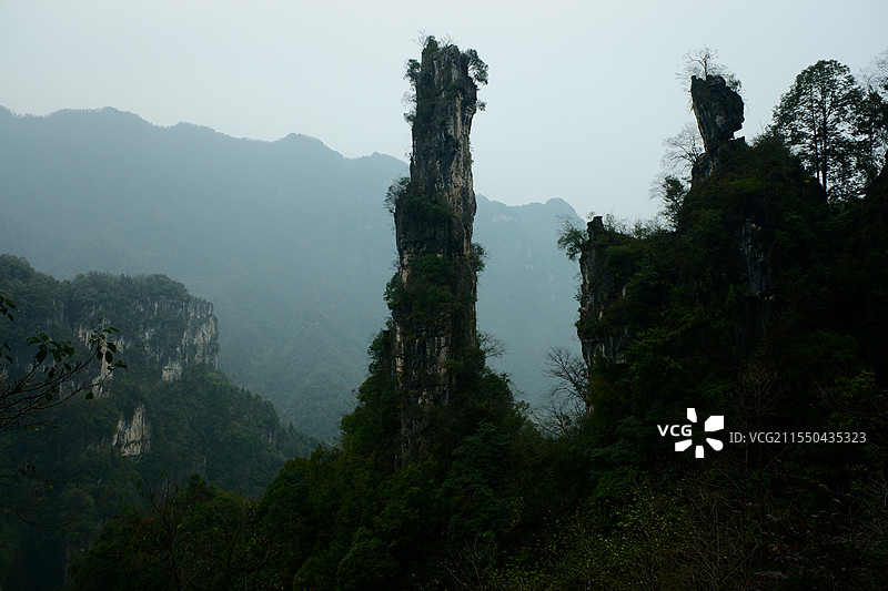 清江方山风景区图片素材