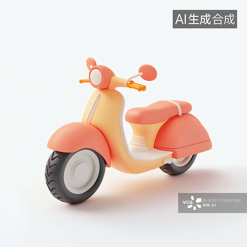 【AI数字艺术】卡通风格童车设计图片素材