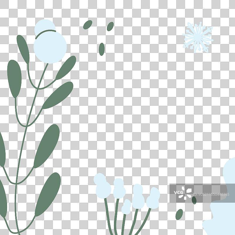 冬季卡片模板横幅装饰着图片素材