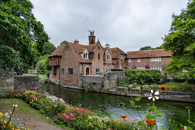 英国东南部小镇坎特伯雷景观图片素材