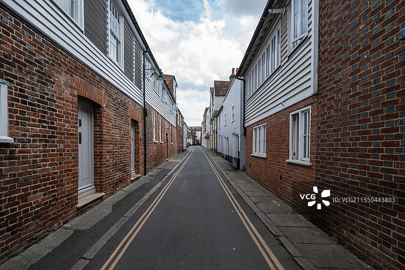 英国东南部小镇坎特伯雷景观图片素材