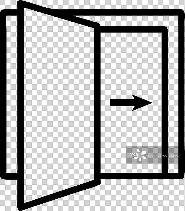 开门图标图片素材