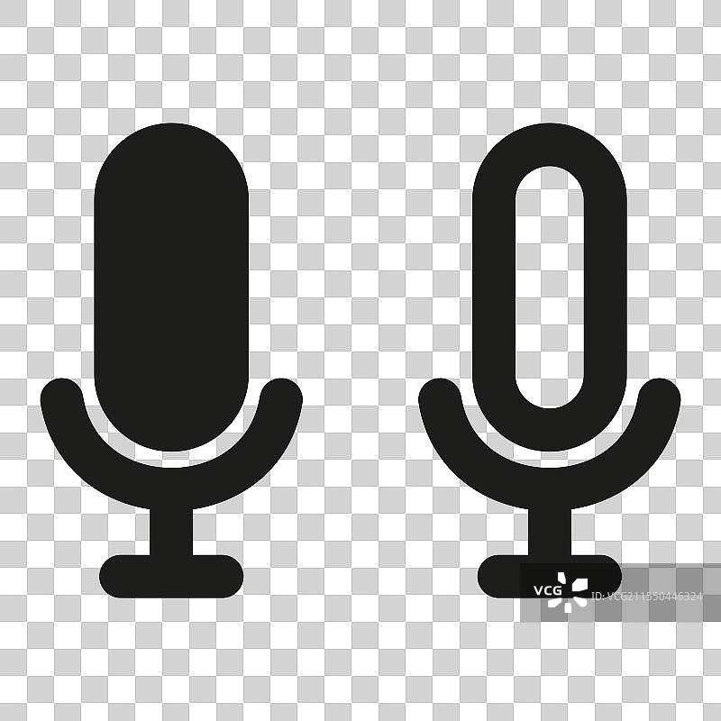 麦克风图标设计图片素材