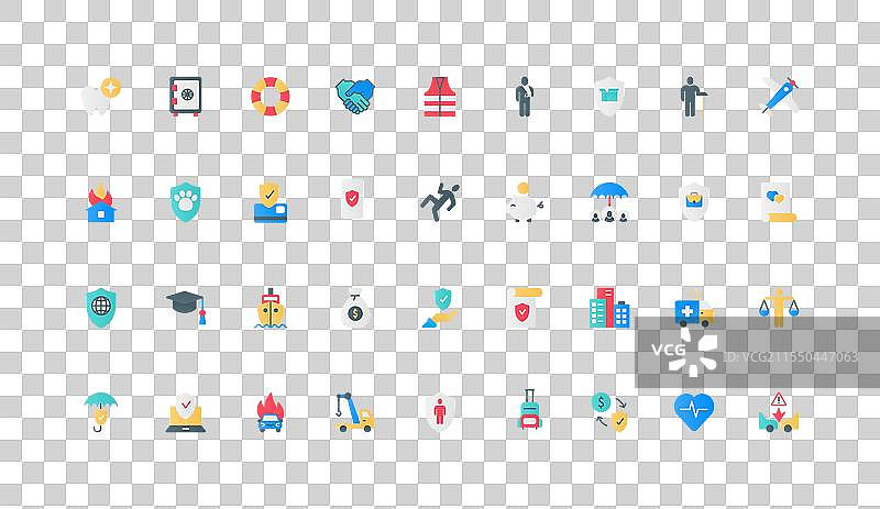 旅行灾难中的保险和风险保障图片素材