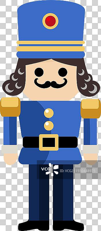 圣诞胡桃夹子士兵雕像图片素材