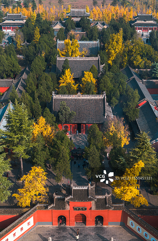 洛阳白马寺的全景图片素材