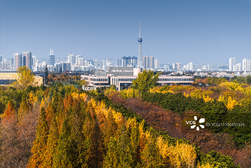 秋日的洛阳城图片素材