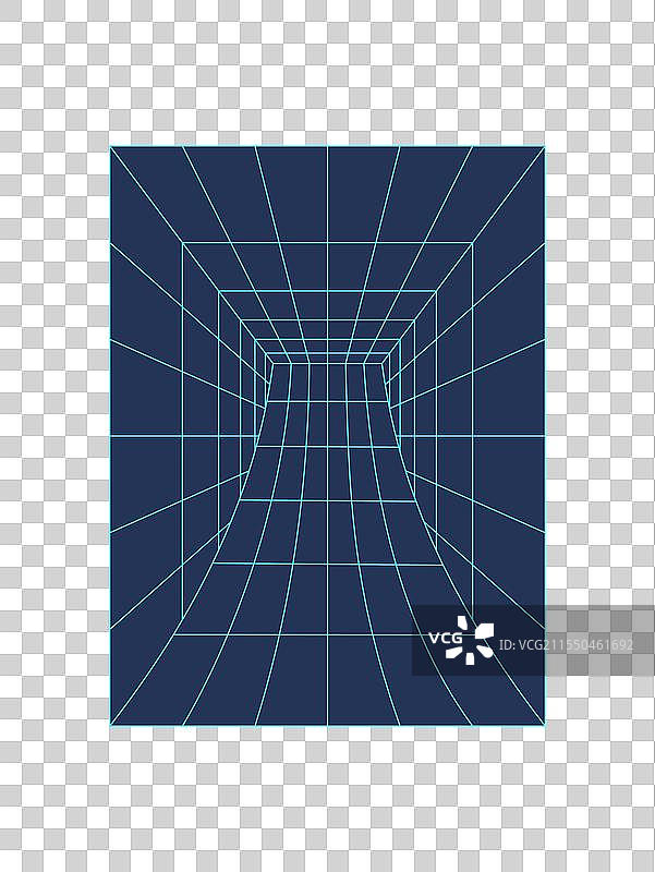 Y2K 3D 线框虫洞图片素材