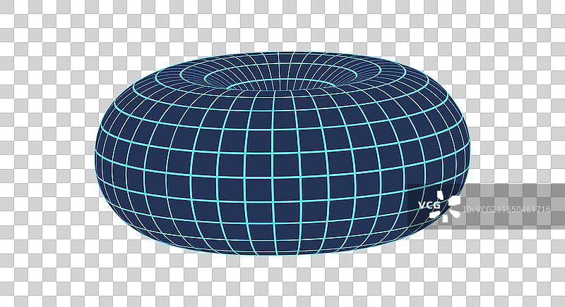 Y2K 3D 网格环面图片素材