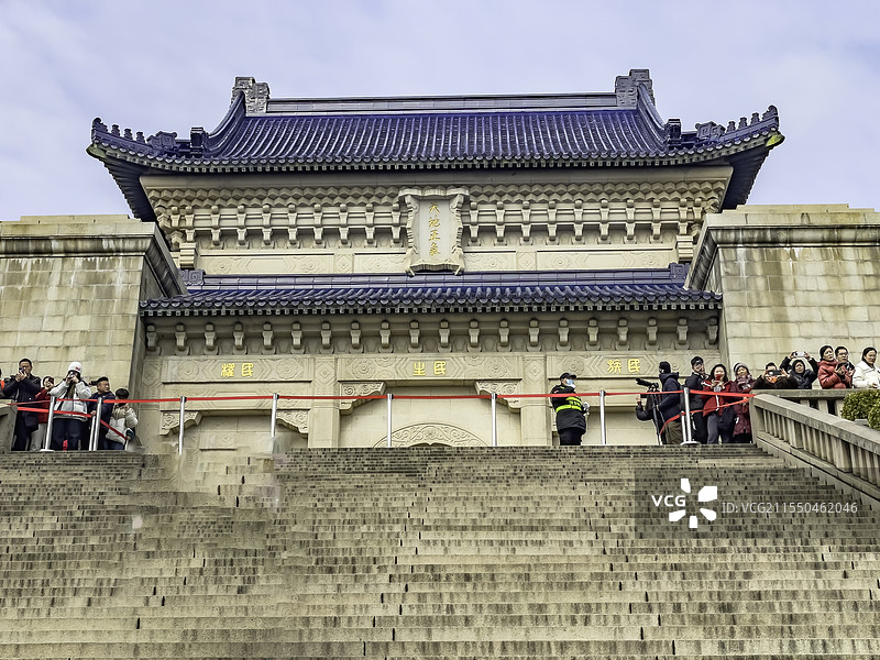 中山陵祭堂图片素材
