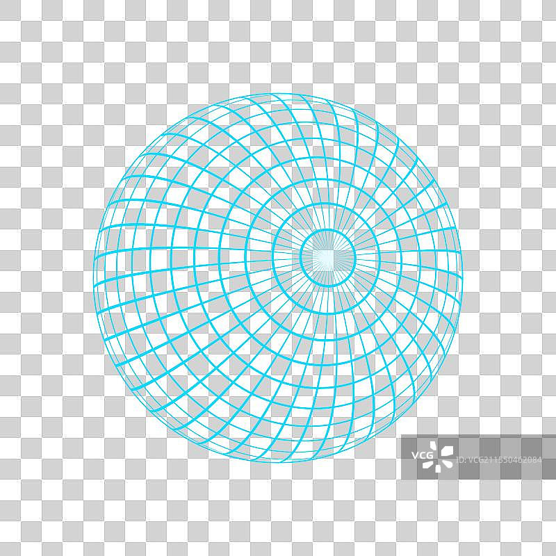 Y2K 3D 网格图案球图片素材
