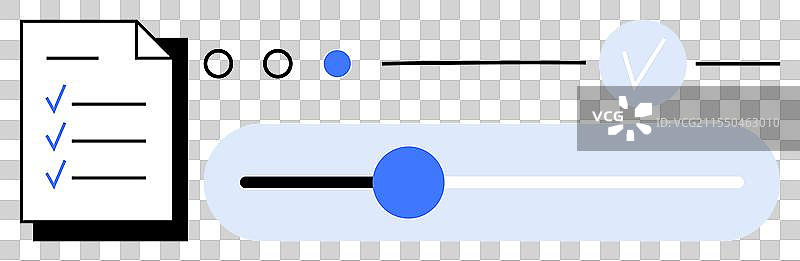 任务清单和进度条图片素材