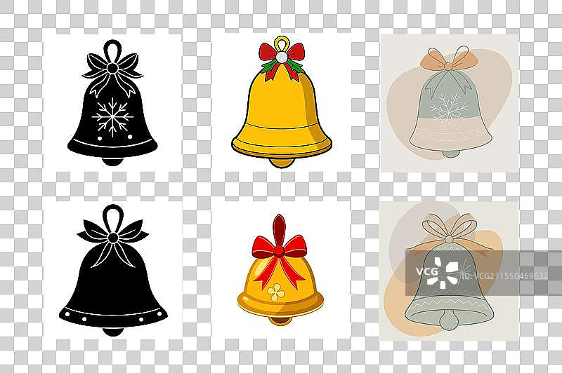 圣诞铃铛图标图片素材