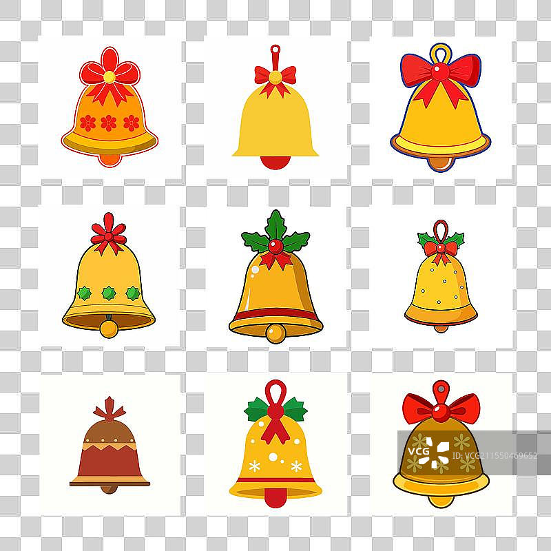 圣诞铃铛图标图片素材