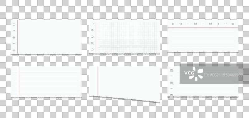 撕裂的空白纸片图片素材