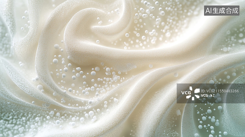 【AI数字艺术】蓝色背景下抽象图案的特写镜头水滴特写镜头图片素材