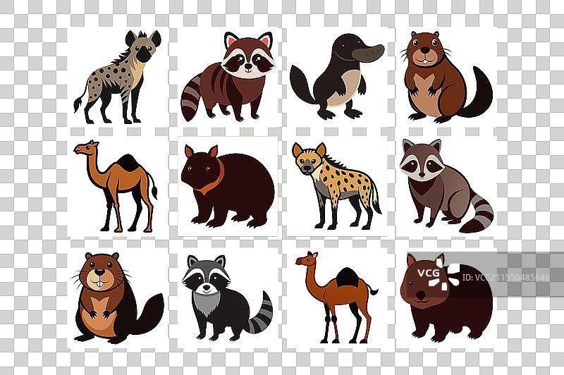 动物艺术图标图片素材