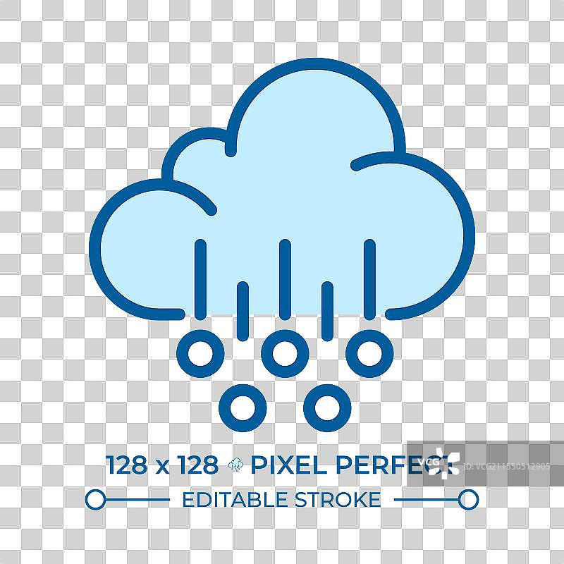 冰雹 RGB 颜色图标图片素材