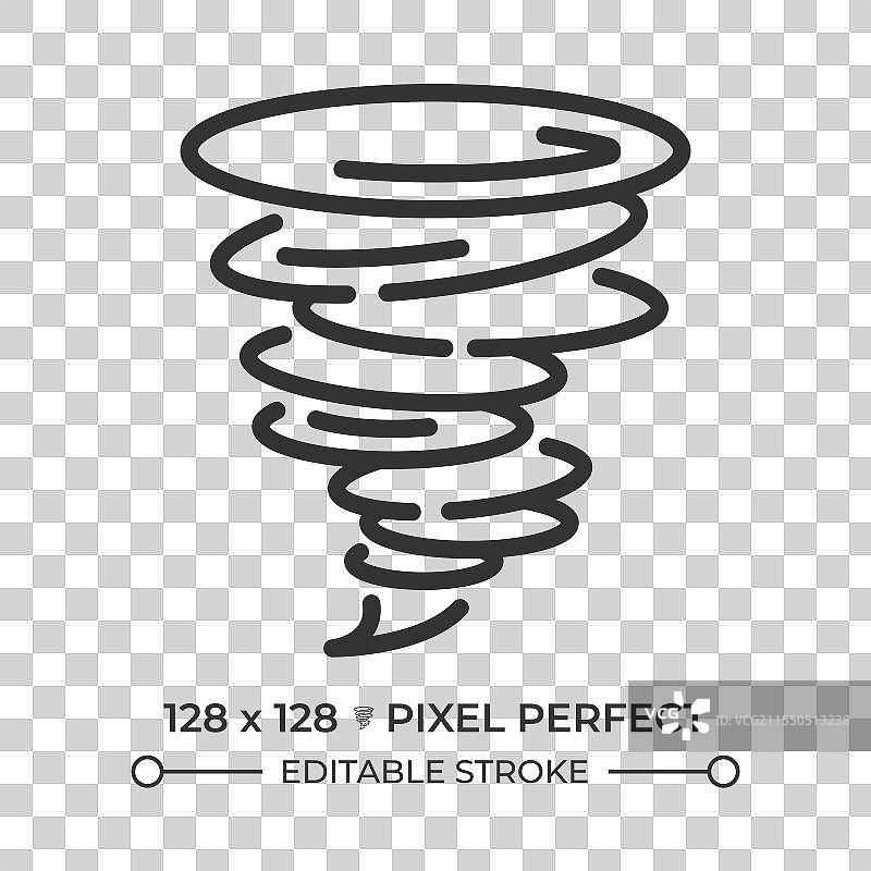 龙卷风线性图标图片素材