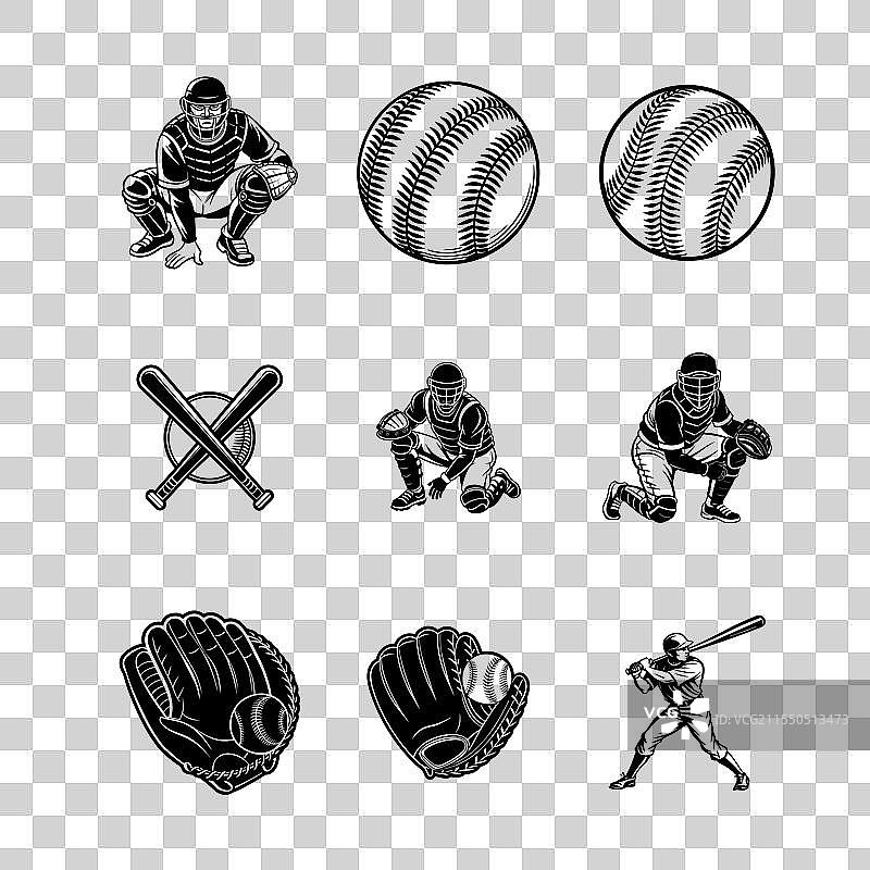 棒球运动员的图像图片素材